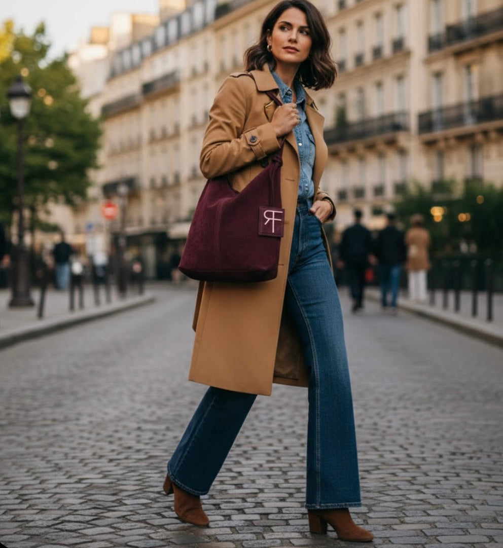 Lady Pisa Monogram Suede