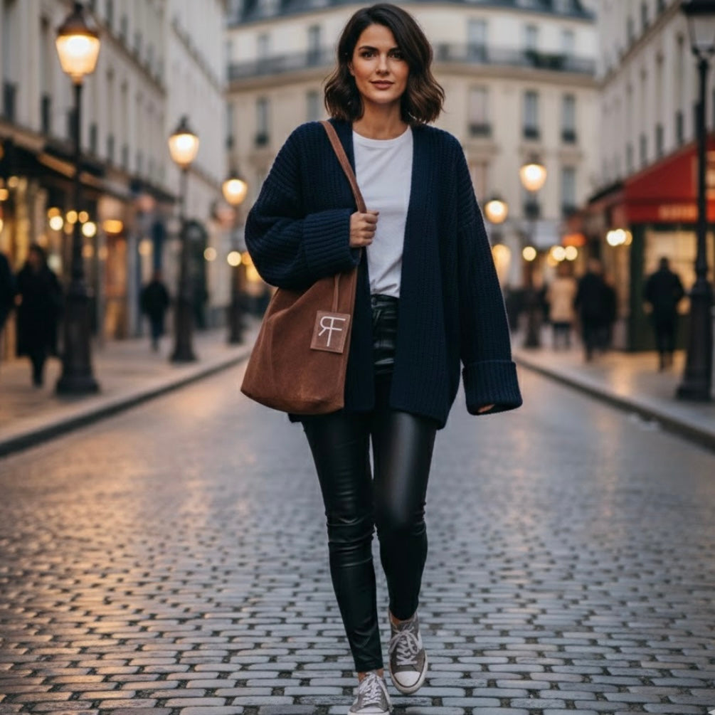 Lady Pisa Monogram Suede