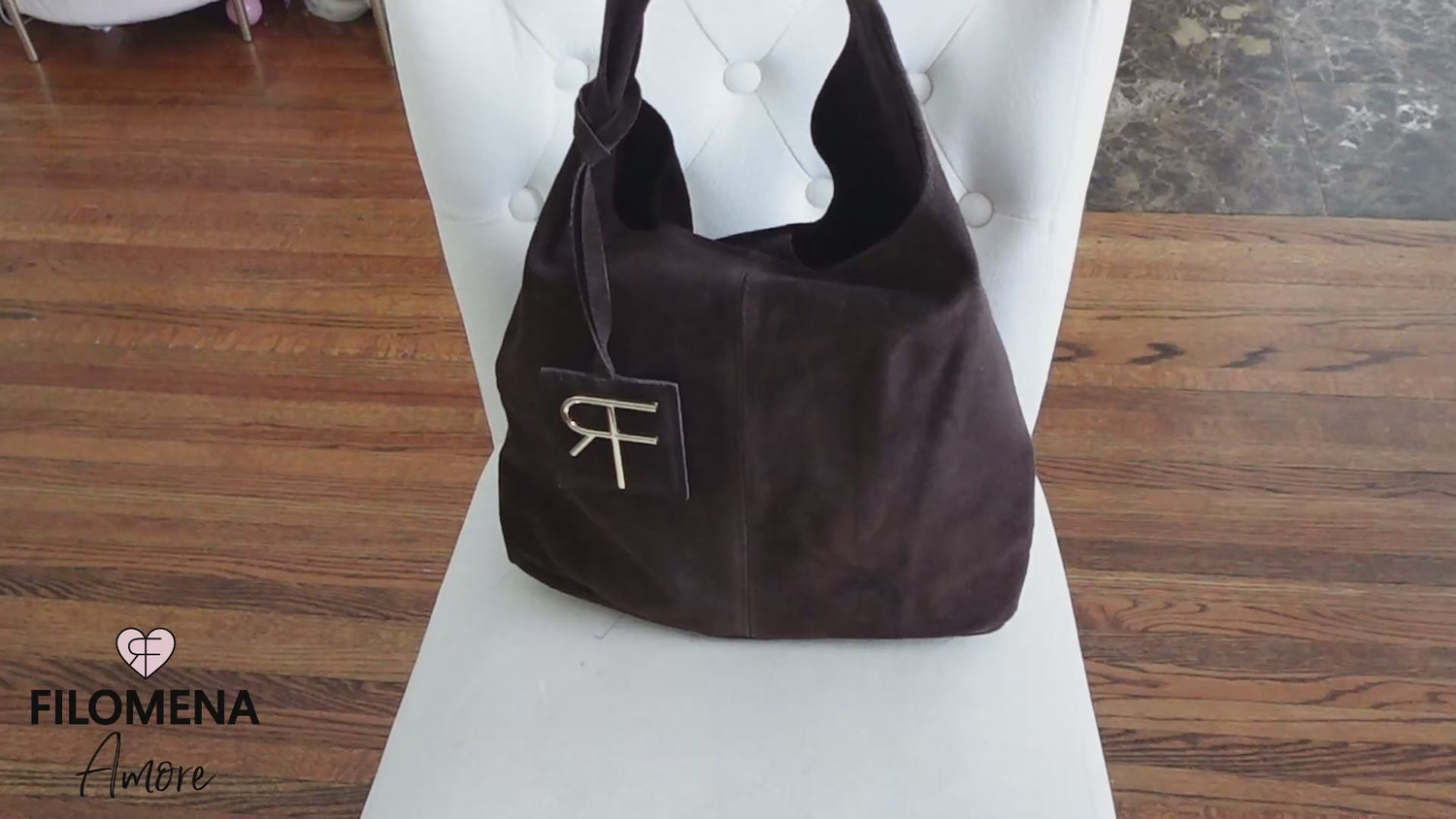 Lady Pisa Monogram Suede